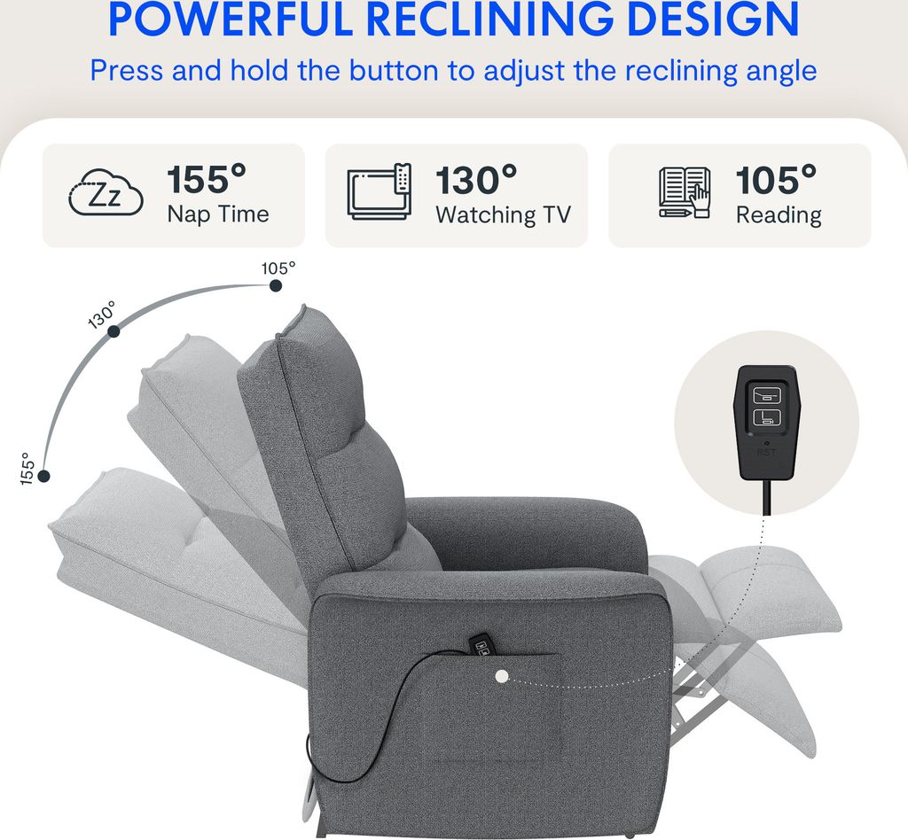 Flexispot Elektrische Relaxfauteuil