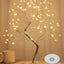 Xaosin LED-boom kerstdecoratie 108 LED licht boom binnen USB/batterij aangedreven LED boom decoratie licht takjes boom kerst bonsai boom lamp voor decoratie woonkamer warm licht