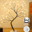 Xaosin LED-boom kerstdecoratie 108 LED licht boom binnen USB/batterij aangedreven LED boom decoratie licht takjes boom kerst bonsai boom lamp voor decoratie woonkamer warm licht