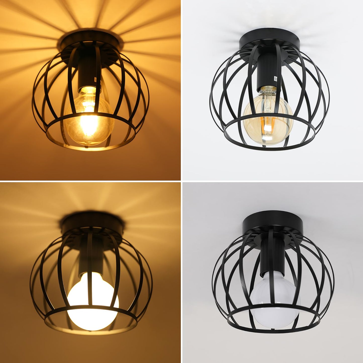 Vintage Industriële Plafondlamp