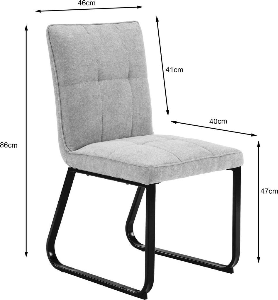 Talea 2er Set Eetkamer Stoelen