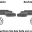 Grau Rechts XXL-Hoekbank met Slaapfunctie